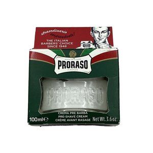 Prorasco Pre-Shave Cream The Italian Barber's Choice Since 1948 3.6 oz 100 ml
